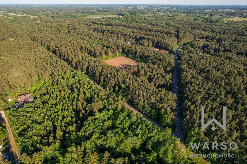 Piaseczyński, Tarczyn, Prace Duże, Główna, Działka budowlana w środku lasu Prace Duże.